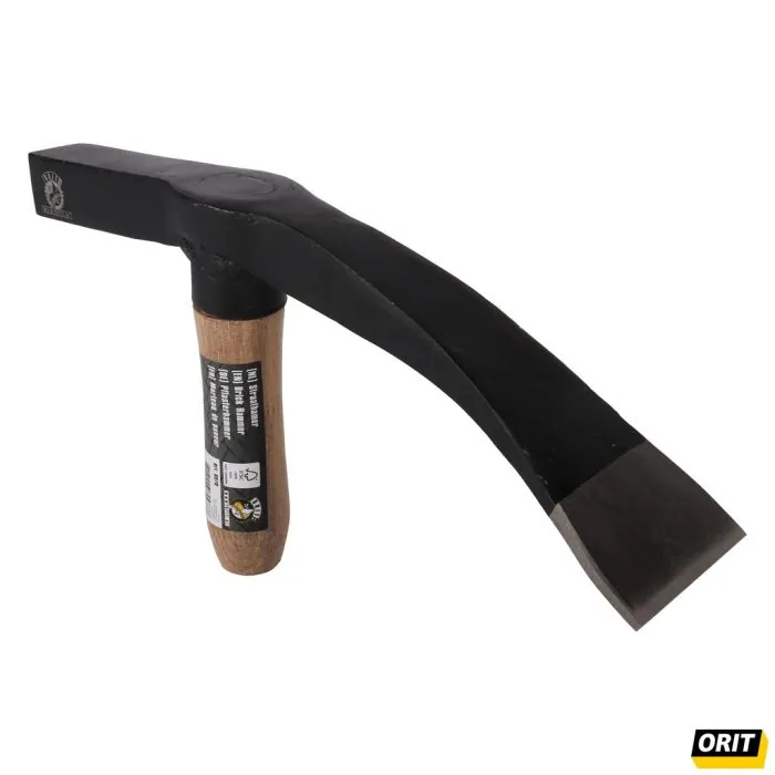 Orit straathamer 7 cm met essenhouten steel voor professioneel gebruik