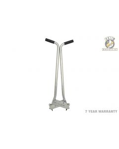 Stone puller - Clinker puller - 20-30 cm - Galvanized - Rubber handles