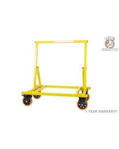 Platenwagen groot met vier wielen